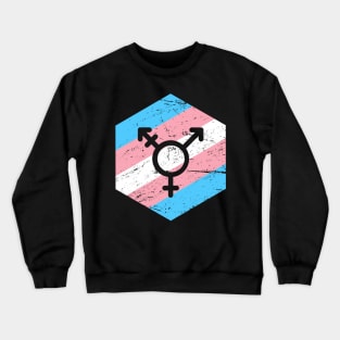 Retro Vintage Transgender Trans Icon Crewneck Sweatshirt